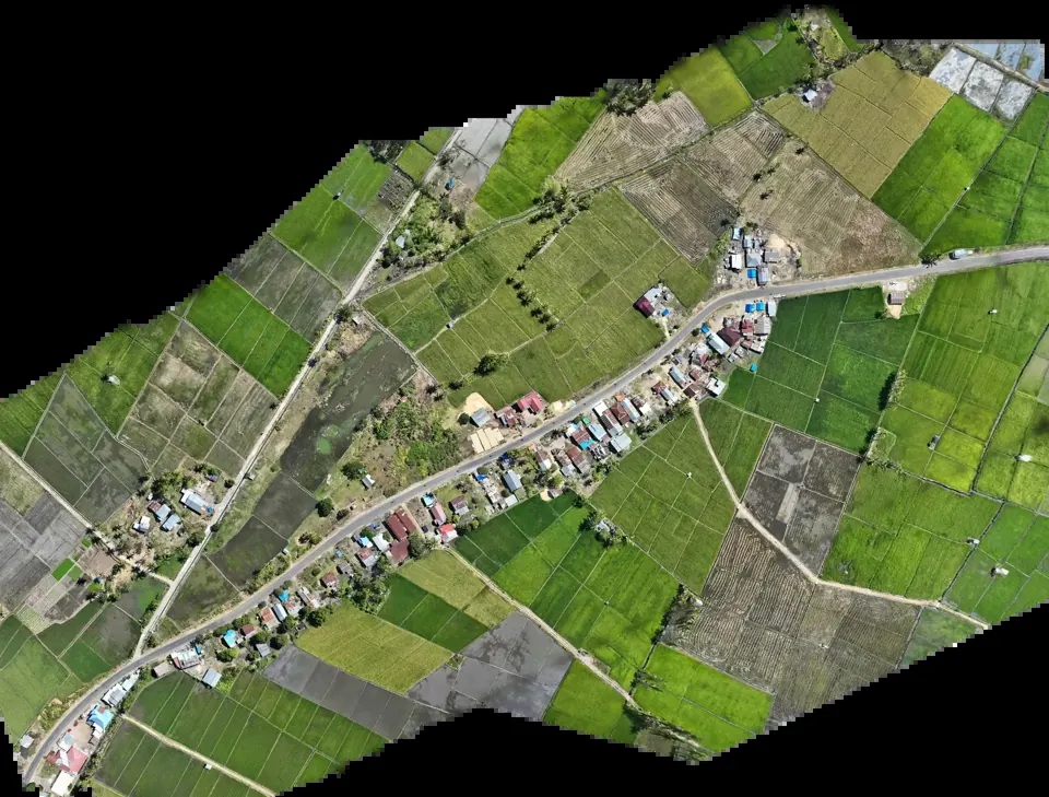 Sesudah Bencana: Ortofoto Drone UAV